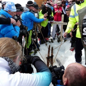 Pochovavanie lyze Soliskovej Strbske Pleso 