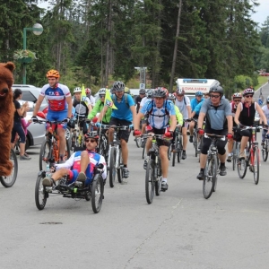 Káčer ny bicykli Štrbské Pleso 2019