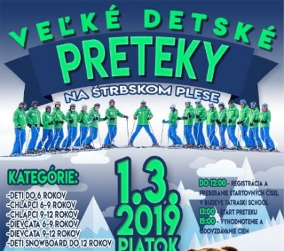 Big Children's Ski Competition Strbske Pleso March 1, 2019