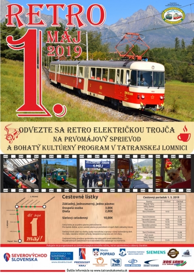 1. májová Jazda Retro električkou Trojča 