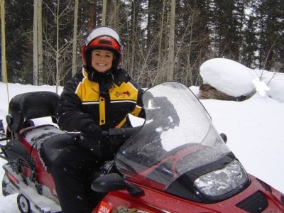 Snowmobiling