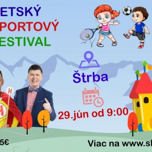 Detský športový festival v Štrbe 29.6.2019