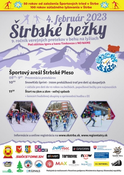 PRELOŽENÉ NA 2.4.2023 - Štrbské bežky 2023 - 9.ročník verejných pretekov v behu na lyžiach