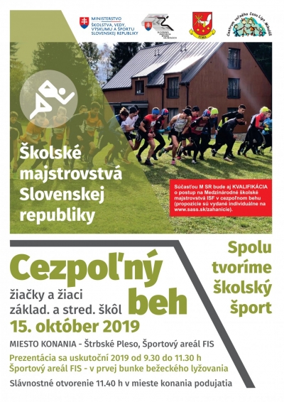 Školské Majstrovstvá Slovenskej republiky mládeže v cezpoľnom behu