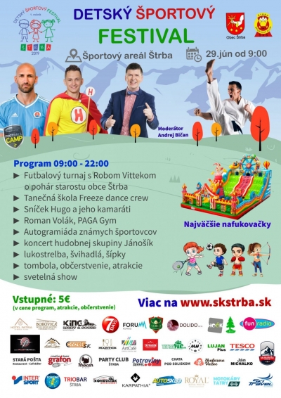 Detský športový festival v Štrbe