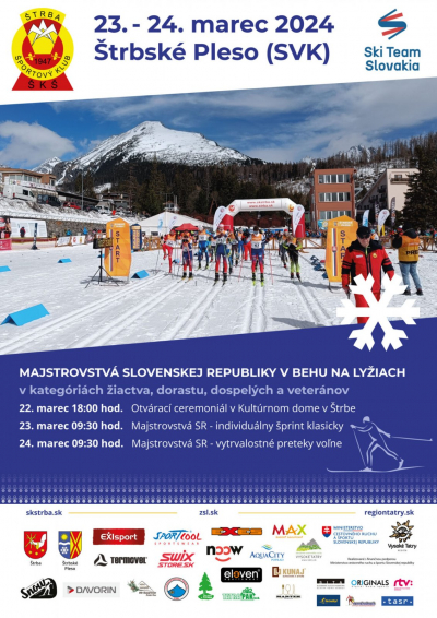 Majstrovstvá Slovenskej republiky  v behu na lyžiach 23.-24.3.2024