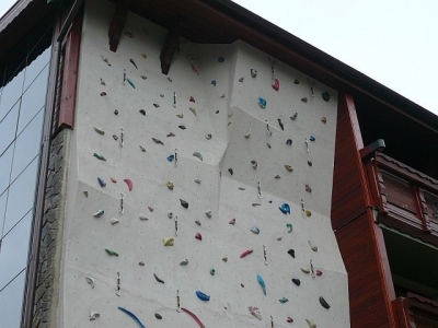 Climbing Wall at Borovica Hotel